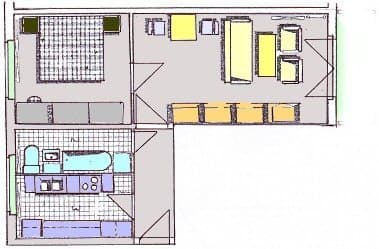 Beispielwohnung!!!   2-Raumwohnung mit Idealmaßen!