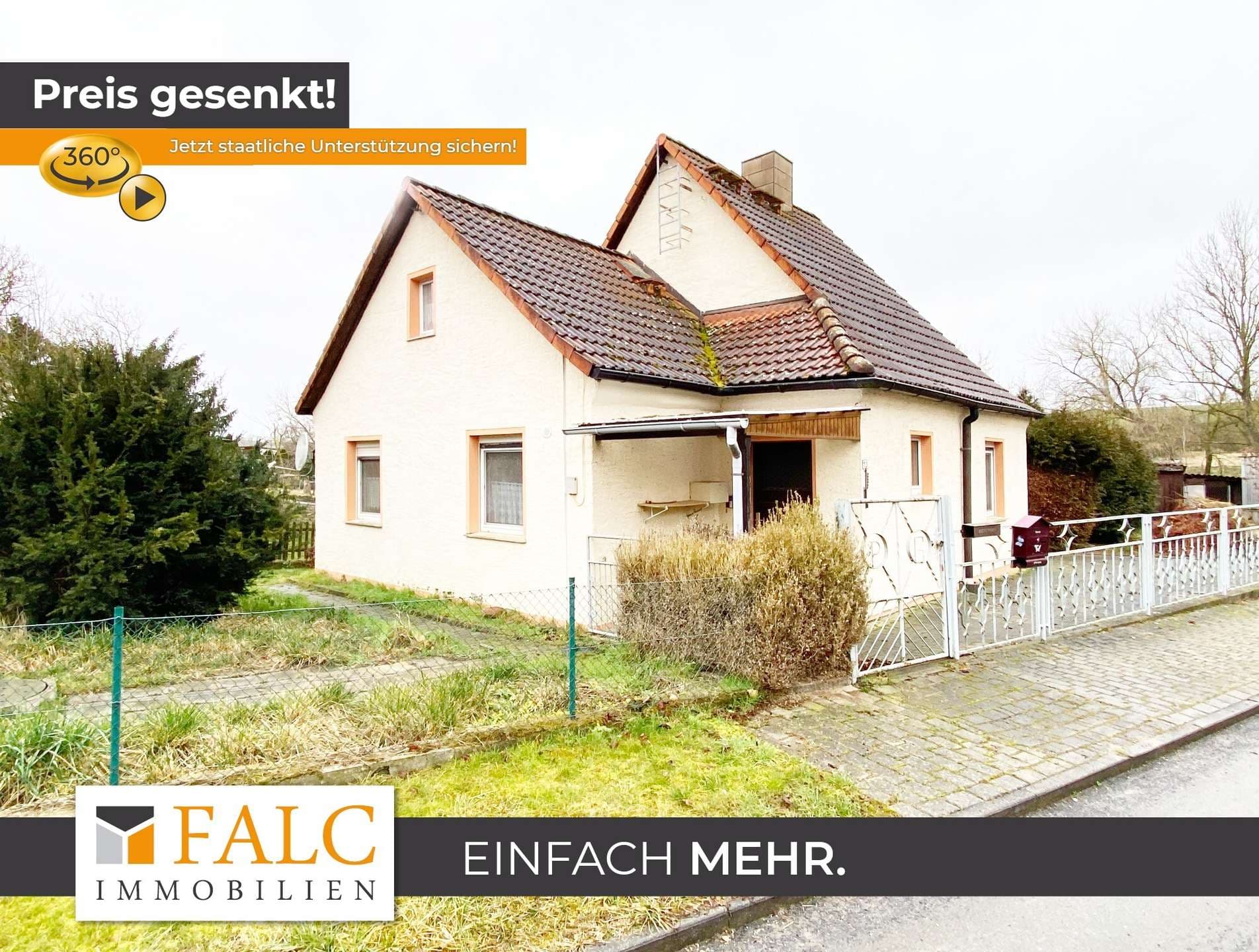 Kompaktes Haus Nähe Naumburg und Osterfeld mit viel Garten und Natur rundum - KfW55-Standard möglich