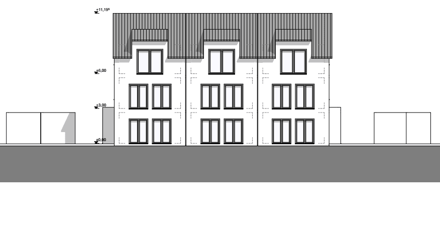 Abrisshaus mit Baugenehmigung für 3 Reihenhäuser in schöner Lage von Sehlem 