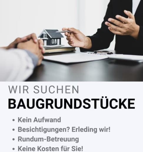 Sie wollen Ihr Grundstück ohne  Maklergebühren verkaufen? Wir finden den passenden Käufer!