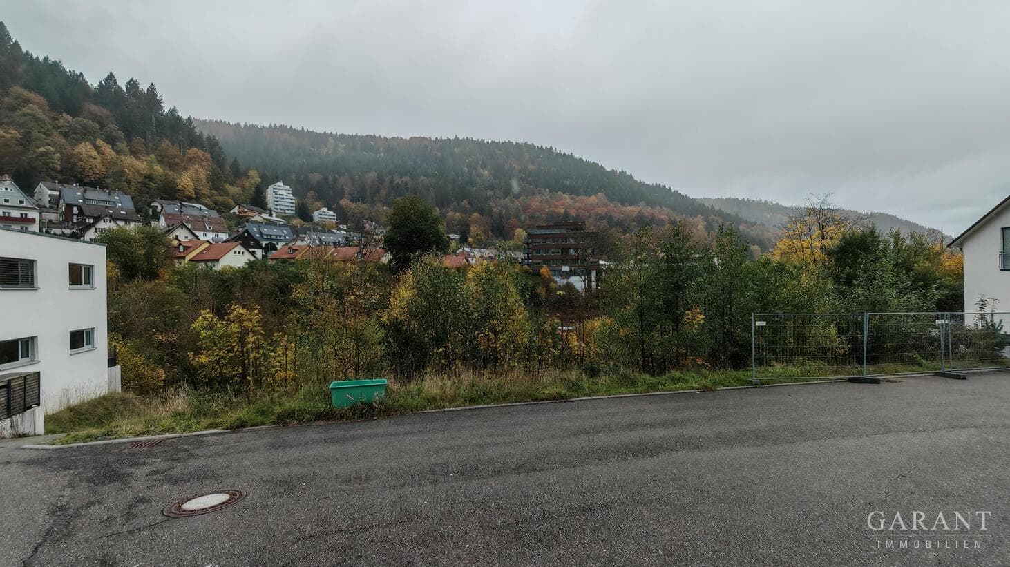Baugrundstück in Top-Lage von Bad Wildbad mit Blick auf die große Enz