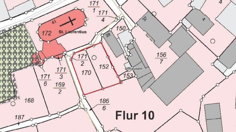 Baugrundstück bestehend aus 2 zusammenliegenden Flurstücken in Eiterfeld