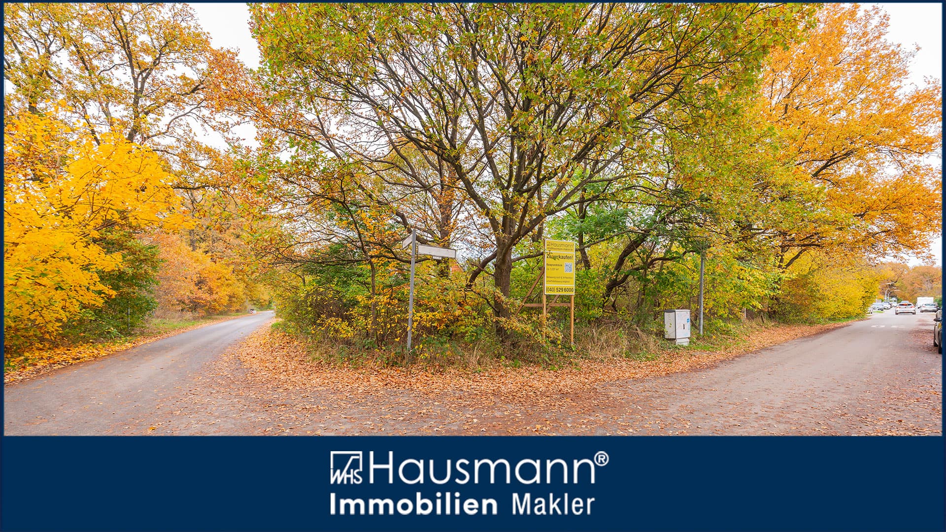 Naturnahes Baugrundstück für Reihenhaus- oder Mehrfamilienhausbebauung in Norderstedt-Glashütte!