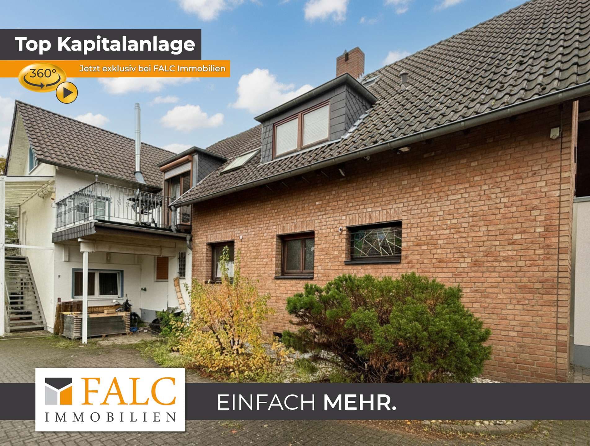 Ein Haus – viele Wege: Mehrfamilienhaus mit Garten, guten Mieterträgen und Ausbauchancen in Spich