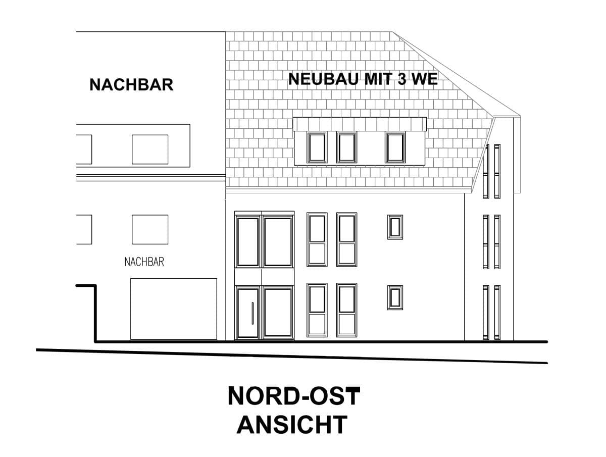 Projektgrundstück mit Planung für 3-Familienhaus + Einfamilienhaus in Wincheringen 