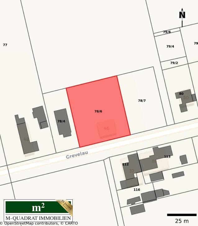 2.150 M² GR. BAUGRUNDSTÜCK MIT HOHER BEBAUBARKEIT IN 1A-LAGE IN WINSEN L - AUF KÄUFERWUNSCH TEILBAR