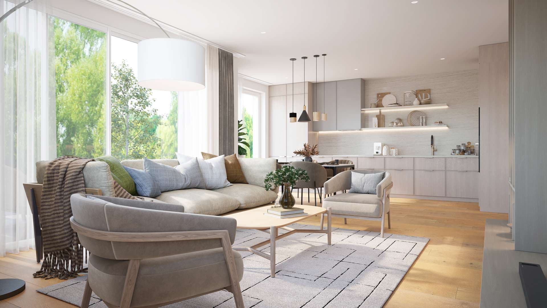 Raum für Familien. Stil für Generationen - 4-Zimmer mit Substanz