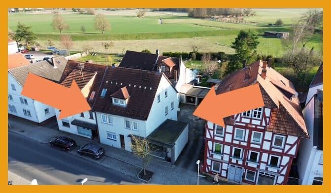 GERÄUMIGES GARTENPARADIES MIT KURZEN WEGEN!
KEINE KÄUFERPROVISION!