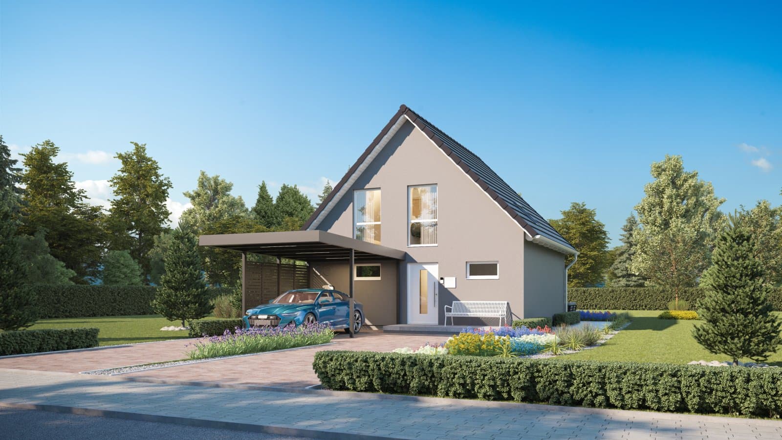 Schlüsselfertiges STREIF Effizienzhaus  (KFW 40 ready) Grundstück inklusive