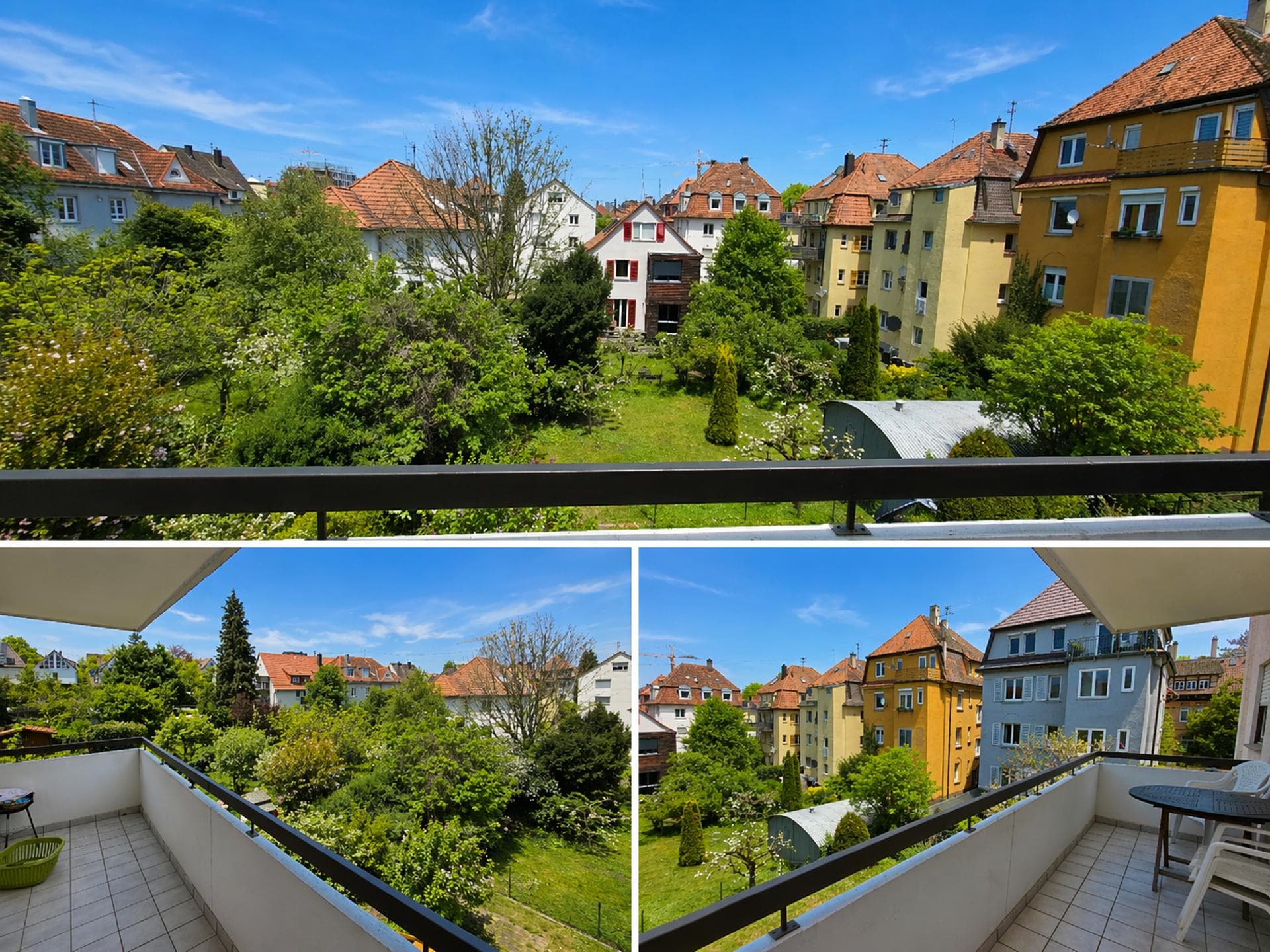 Helle 3,5-Zimmer-Wohnung mit Südwest-Balkon & Tiefgarage in Ludwigsburg