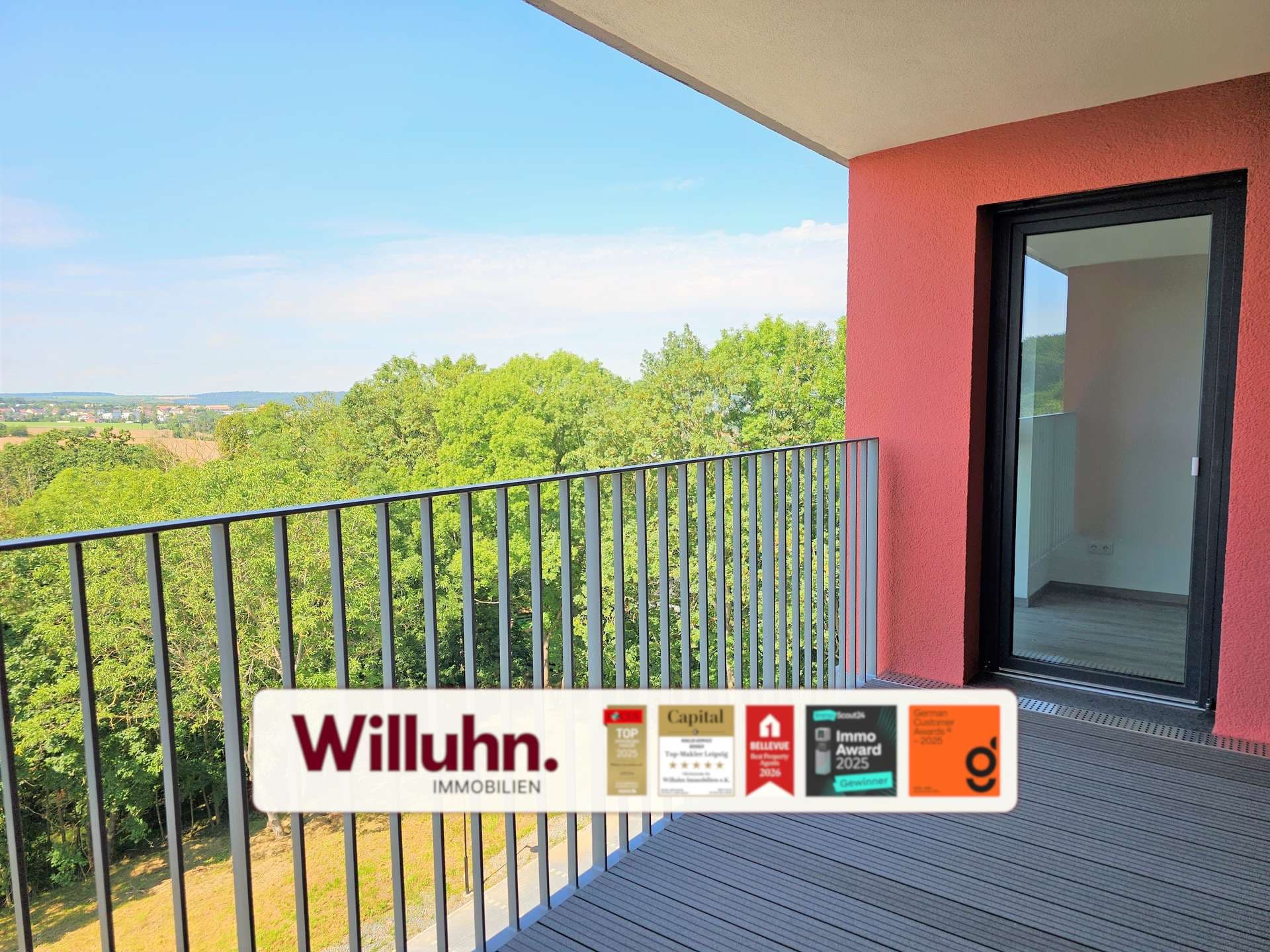 Kapitalanlage am Waldrand mit Westbalkon l Wärmepumpe l Fußbodenheizung
