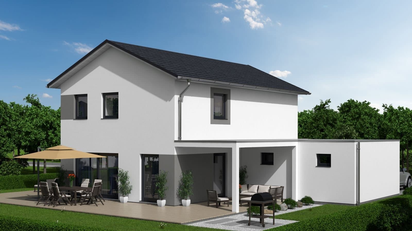 Ein Streif Haus mit Prestige für die junge Familie 