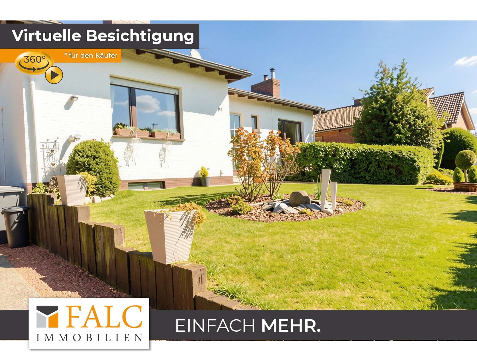 Bungalow auf 1289 m² Grundstück mit Pool