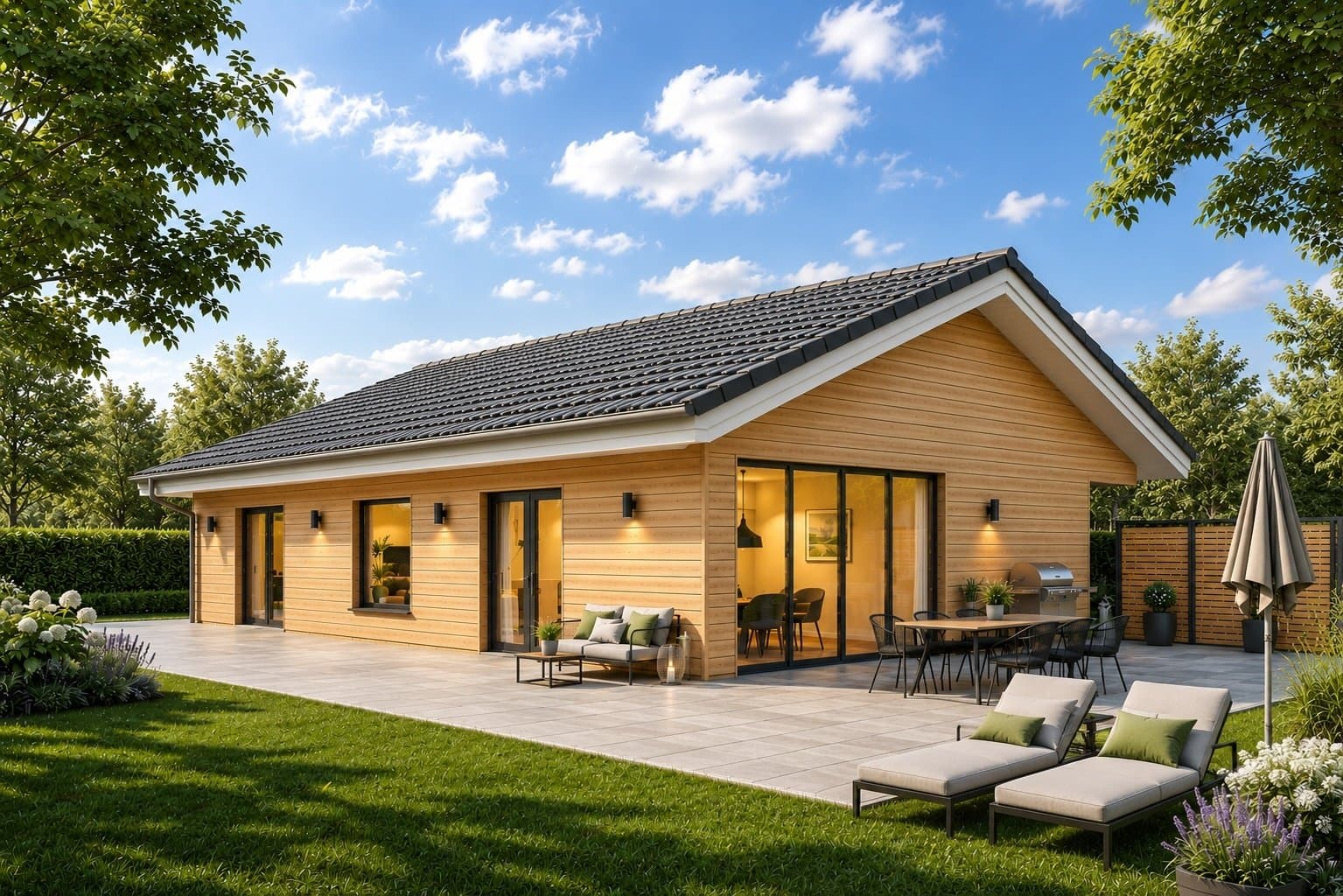 Bungalow "Aktionshaus mit Holzverschalung" - Grundstück Teilort Ottobeuren