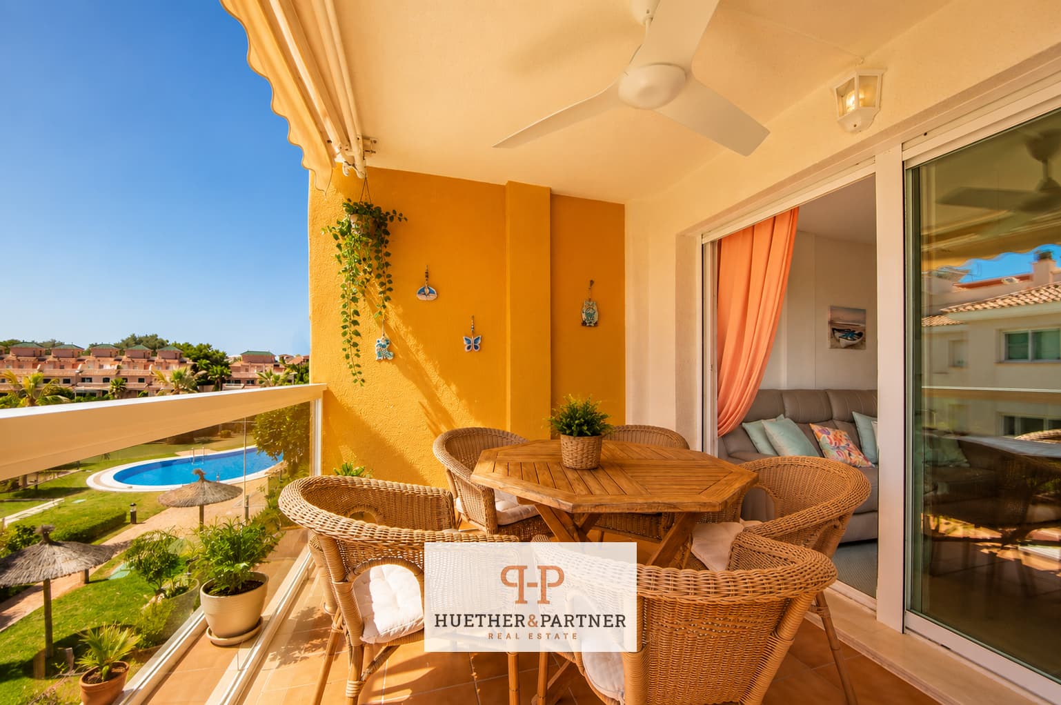 Wohnung in Cales de Mallorca mit Poolzugang