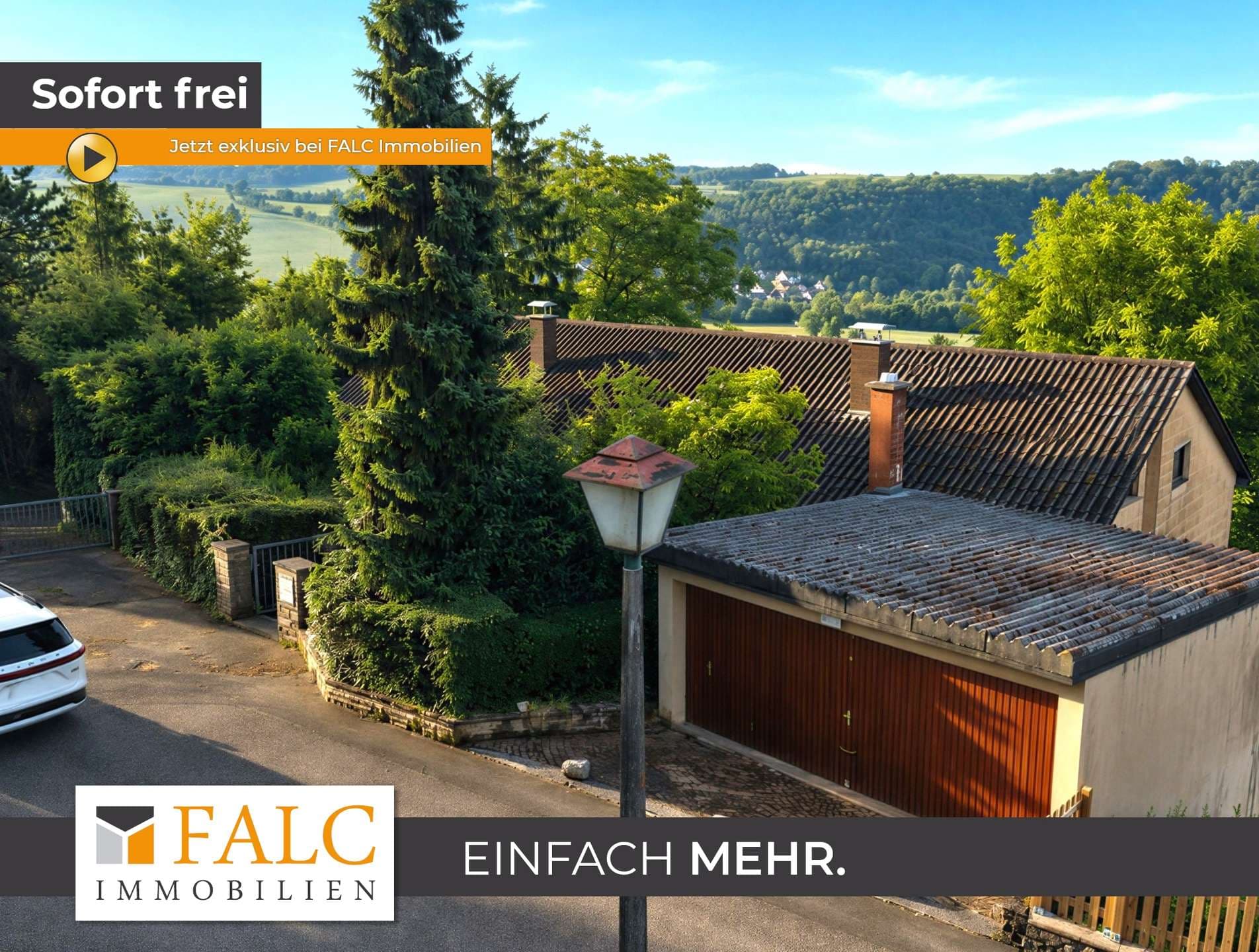 Naturparadies mit Weitblick auf die Stadt! Doppelhaus mit über 4.200 m² Grundstück- FALC Immobilien