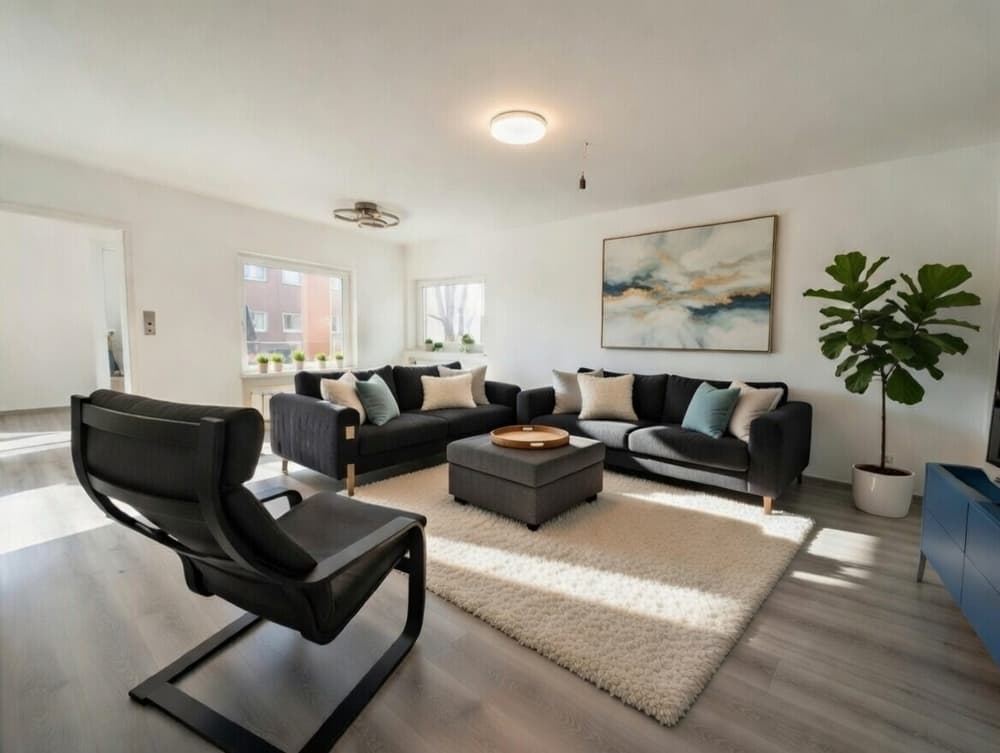 Großzügige 3,5-Zimmer-Wohnung mit Südbalkon, Stellplatz und modernisiertem Badezimmer