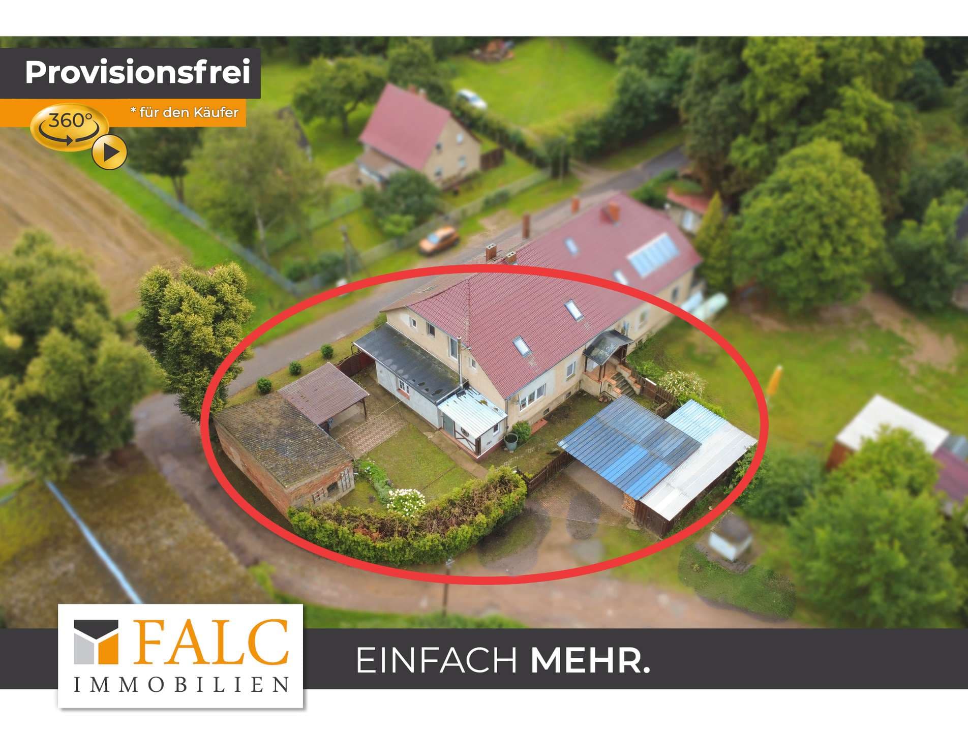 Provisionsfrei: Doppelhaushälfte mit viel Platz, Garten und Gestaltungspotenzial