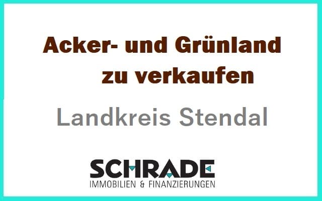 8,9 ha Acker und Grünland in der Altmark