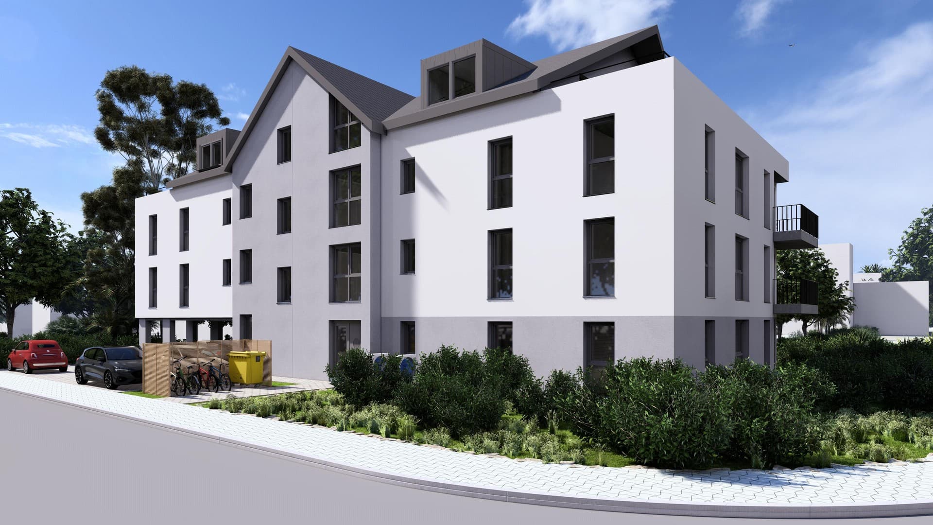 Wohnen mit Stil: 3 Zimmer-Neubauwohnung mit Balkon – ca. 83 m² in Fümmelse