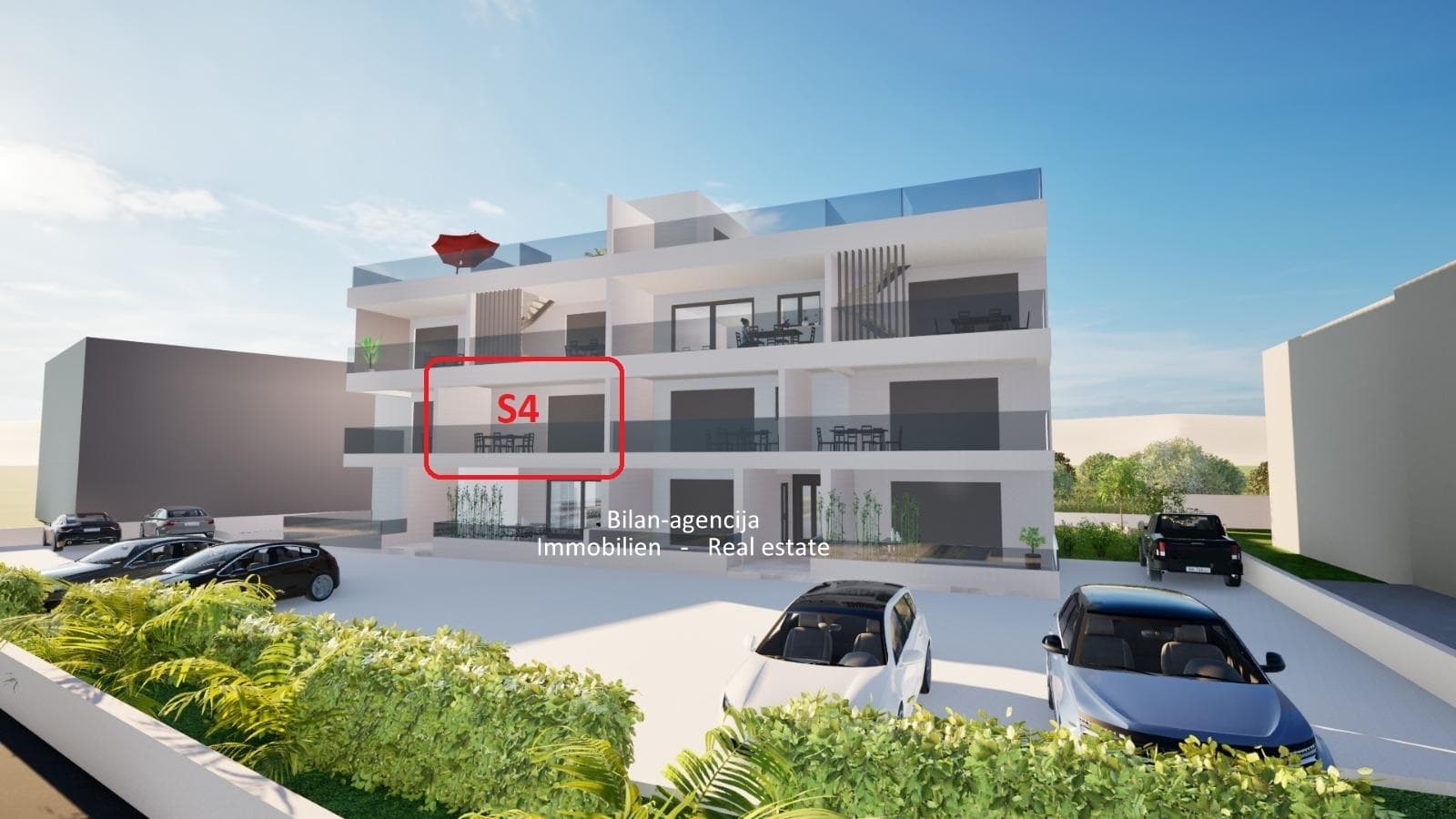 Apartment in Neubau, Vodice-Srima, 60 m vom Strand entfernt