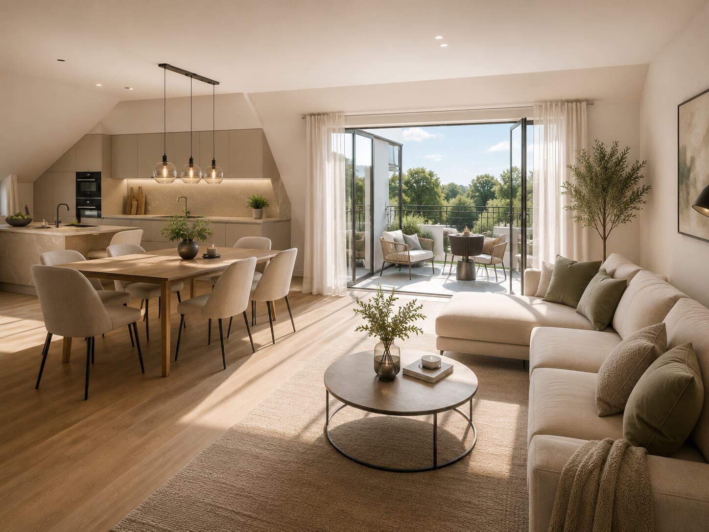 Sankt Augustin Hangelar: Einzigartige Loggia-Wohnung in komfortabelster Lage