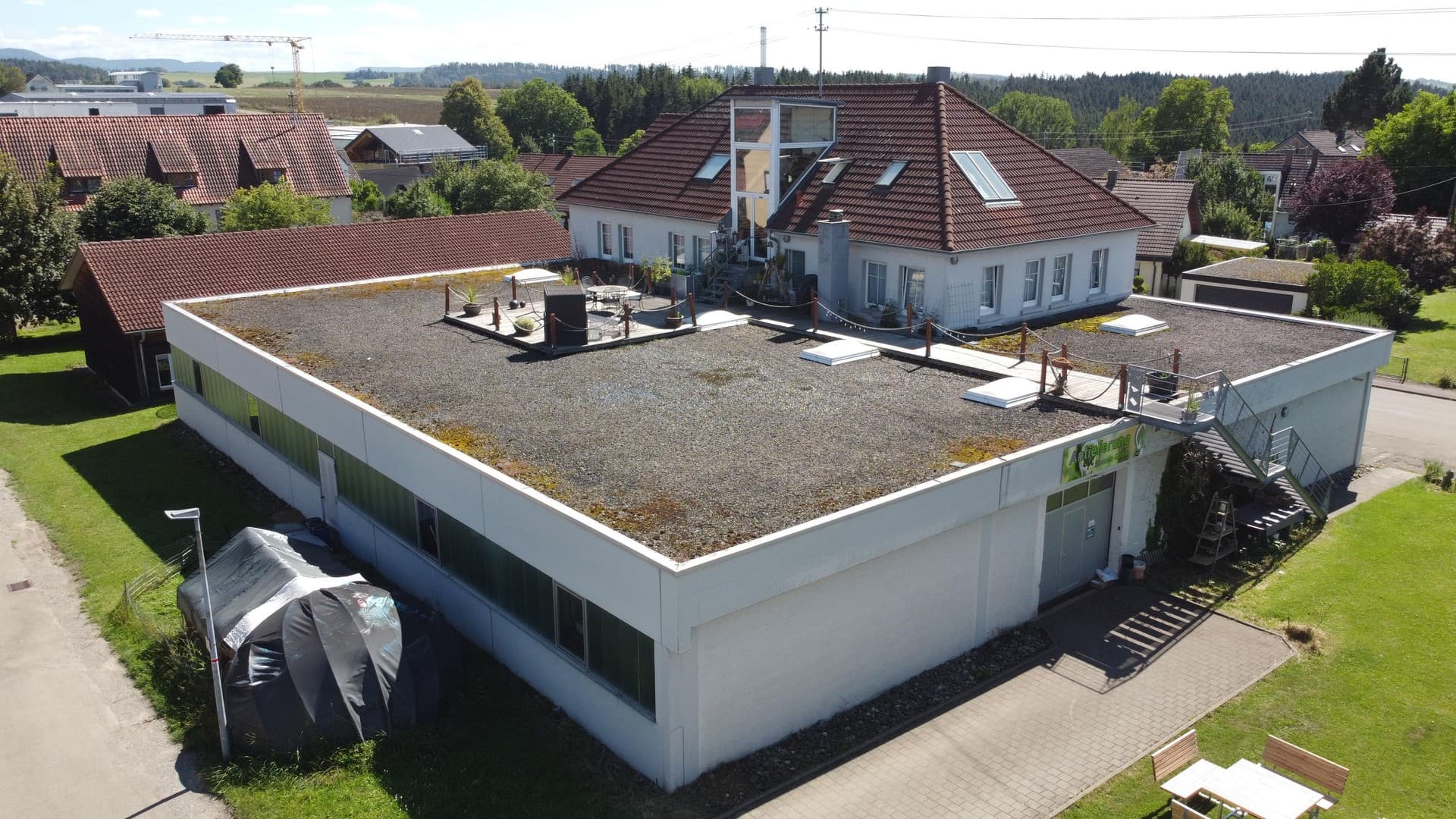 Lagerhalle mit Büro in Geislingen-Binsdorf zu vermieten, beheizbar, 511m², Lagerplatz, Gewerbehalle