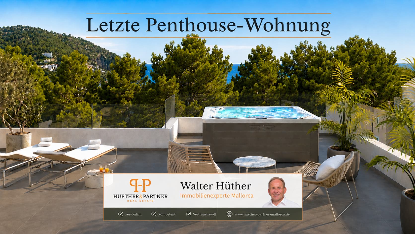 Letztes Penthouse in Canyamel mit Dachterrasse nahe Strand + Meer