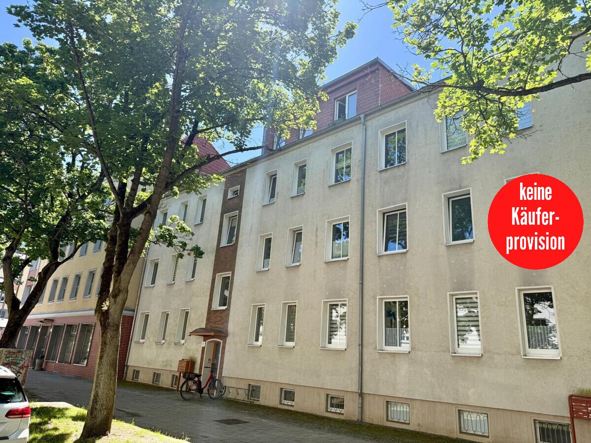 HORN IMMOBILIEN++ Neubrandenburg Zentrum, 2-Raum Dachgeschosswohnung mit schönem Ausblick 
-nicht vermietet-