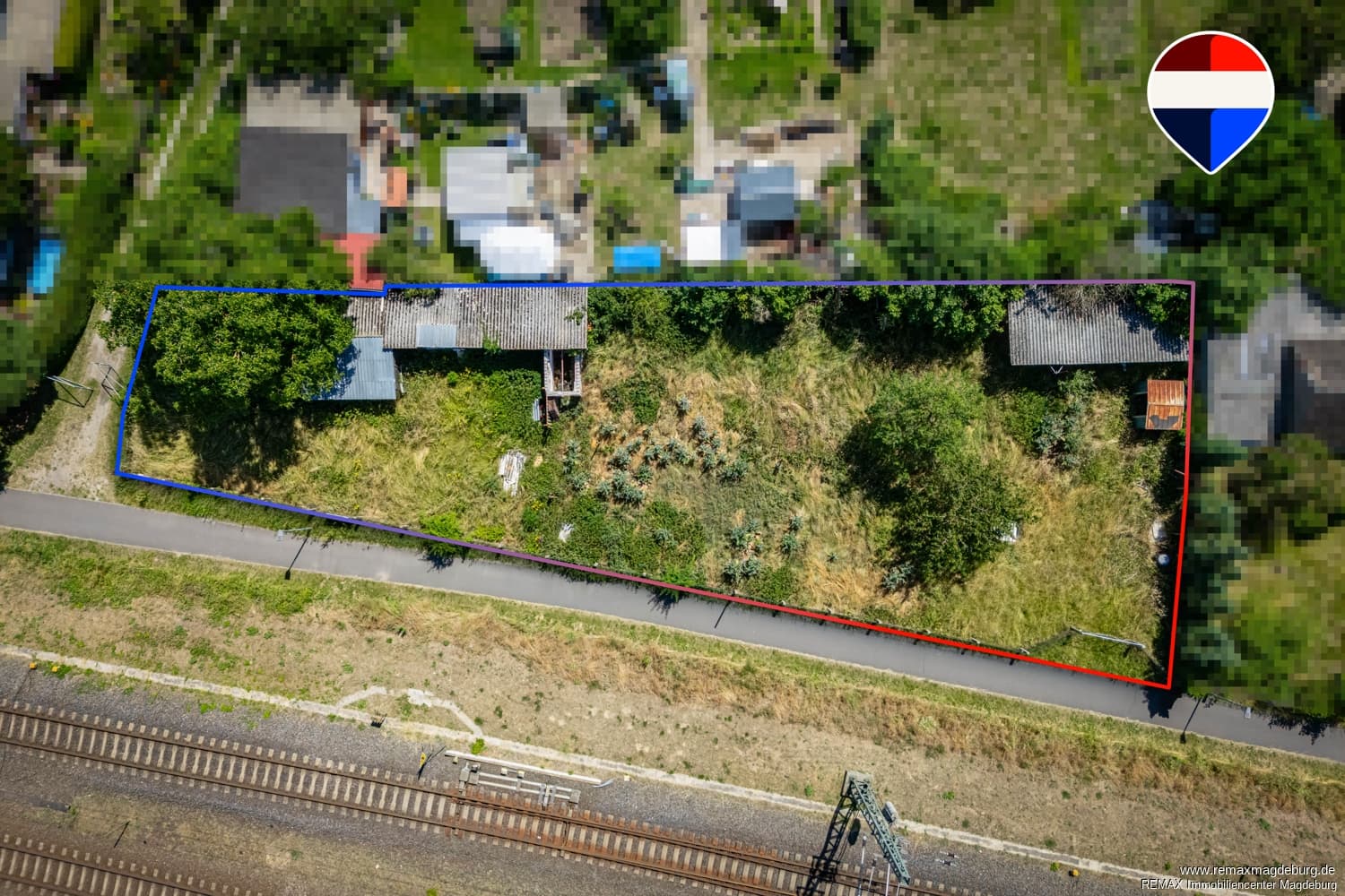 Eigentums-Gartengrundstück in Biederitz – Mit Gartenlaube und Strom