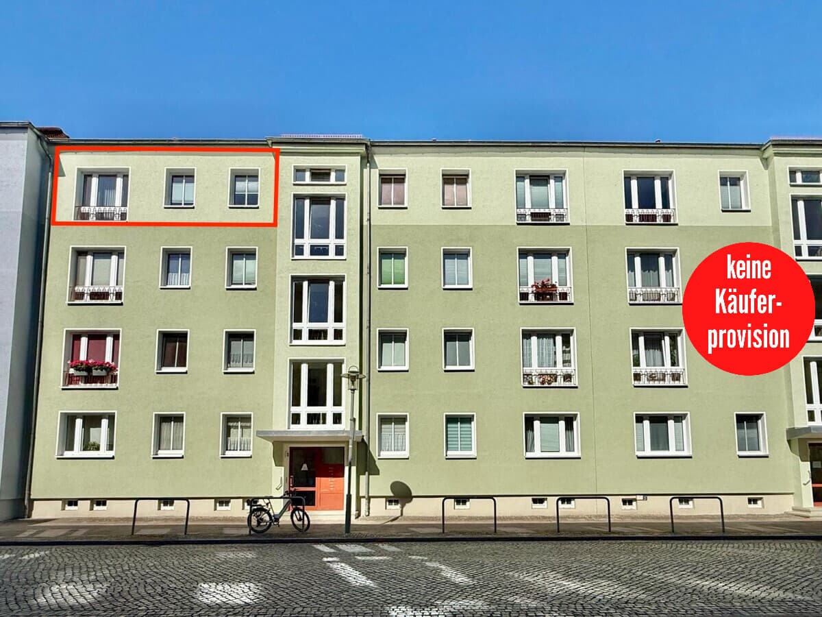 HORN IMMOBILIEN++ Neubrandenburg Zentrum, 4-Raum Eigentumswohnung, Keller & PKW-Parkfläche 
-nicht vermietet-