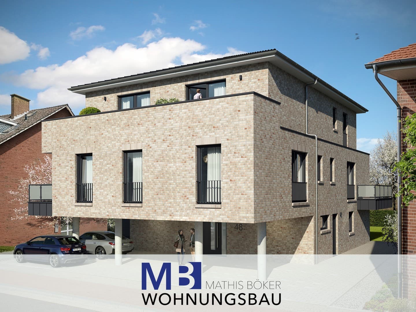 Schöne Neubauwohnung in zentraler Lage von Lingen (Wohnung Nr. 2)
