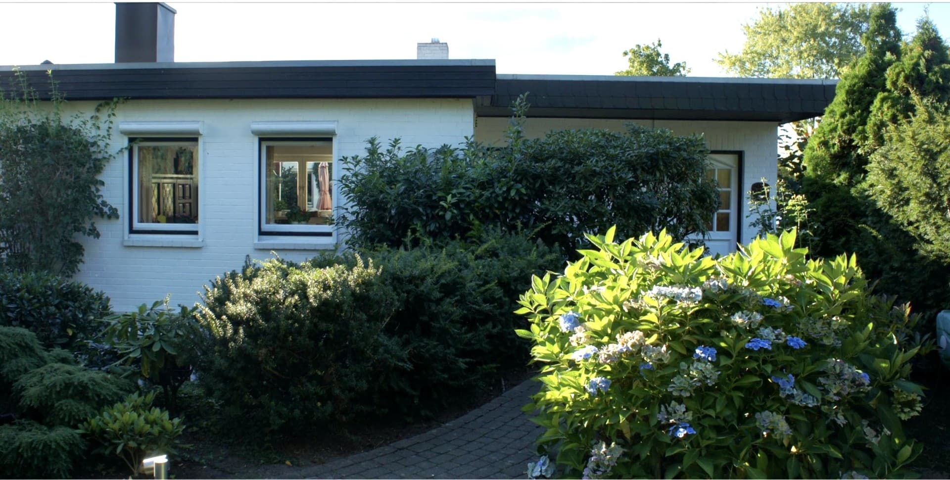 Atrium Bungalow alles auf einer Ebene in Schenefeld Dorf direkt am Klövensteen Forst