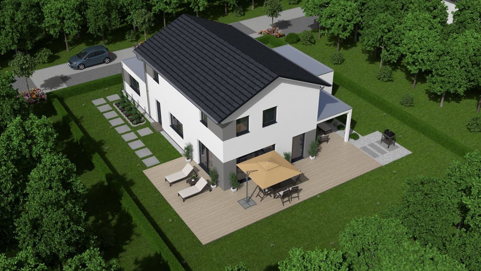 Großzügige Doppelhaushälfte in Hüttersdorf !