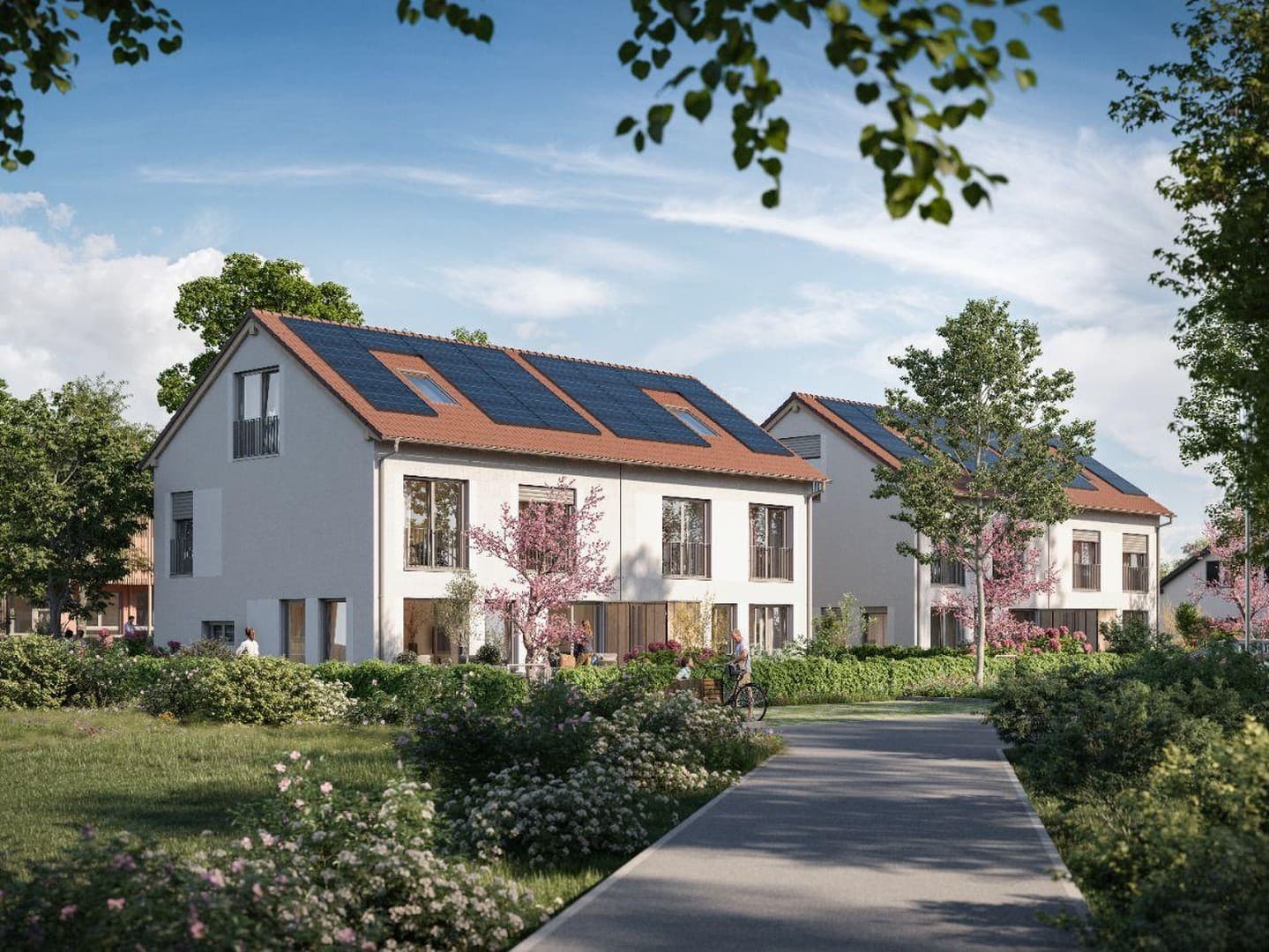 Familien-Doppelhaus vor den Toren Münchens