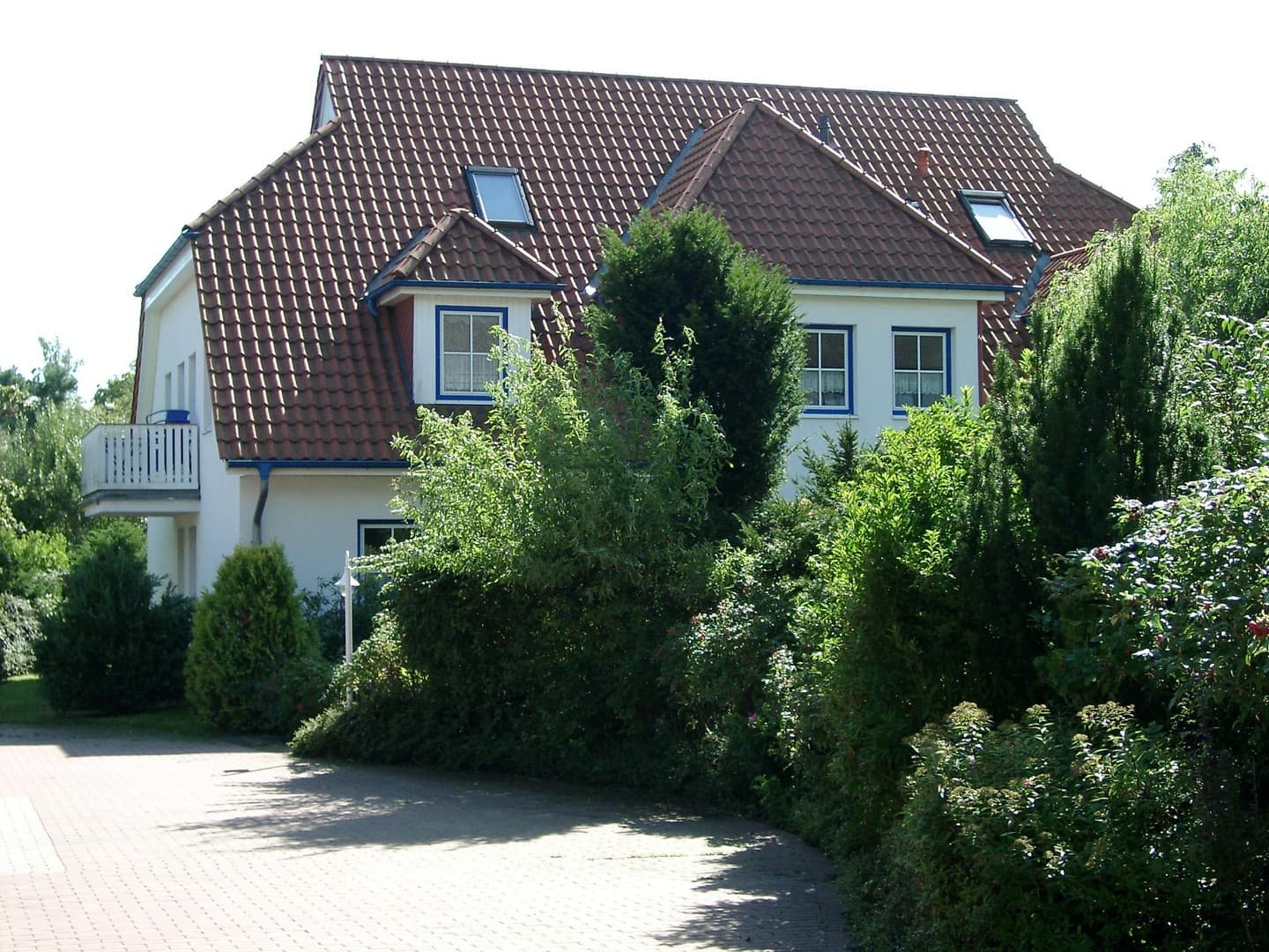 Ferienwohnung Prerow/Darß, 60m², 3 Zimmer, parterre, Südterrasse, PKW-Stellplatz