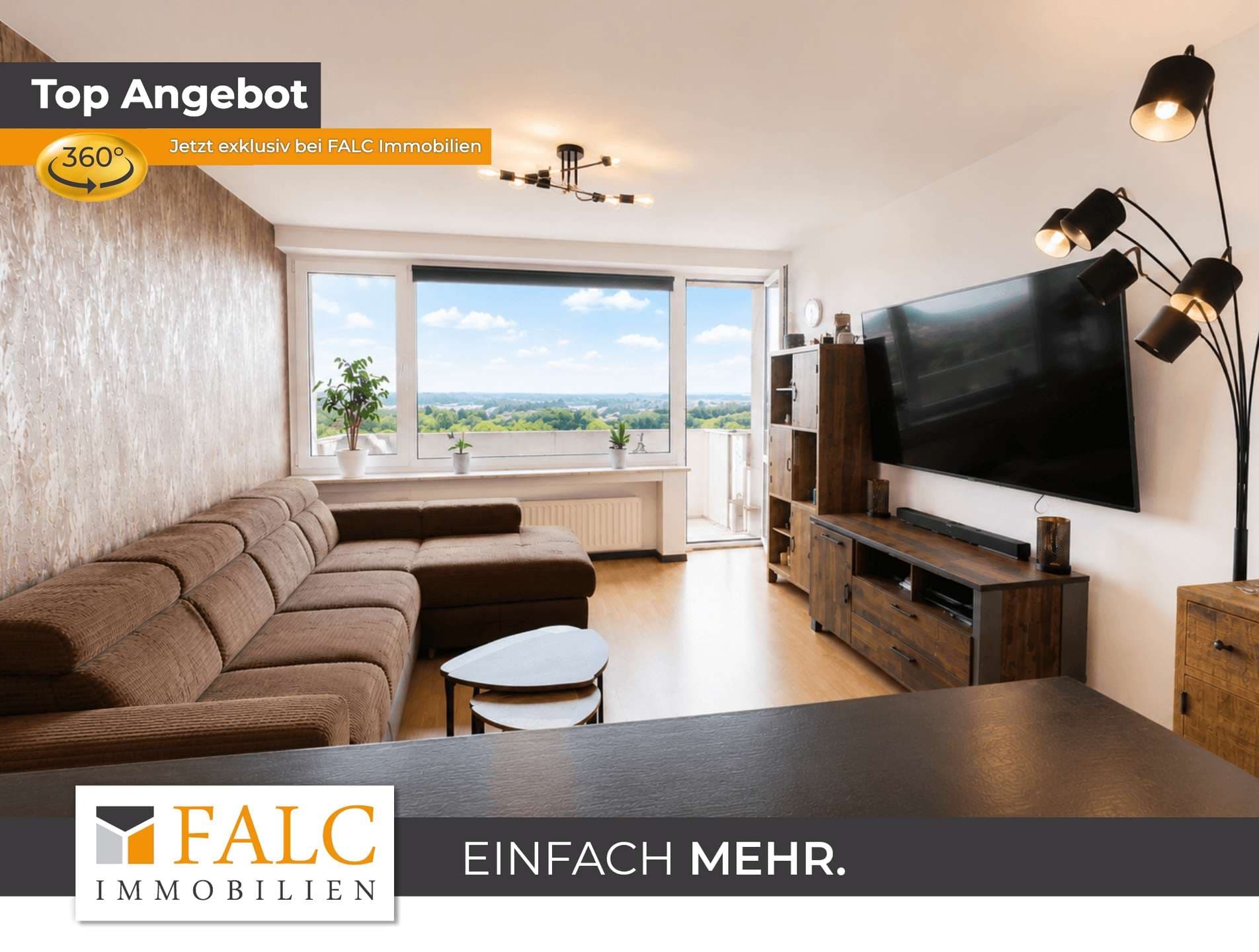 Über den Dächern von Köln: Helle 4-Zimmer-Familienwohnung mit Loggia und Weitblick
