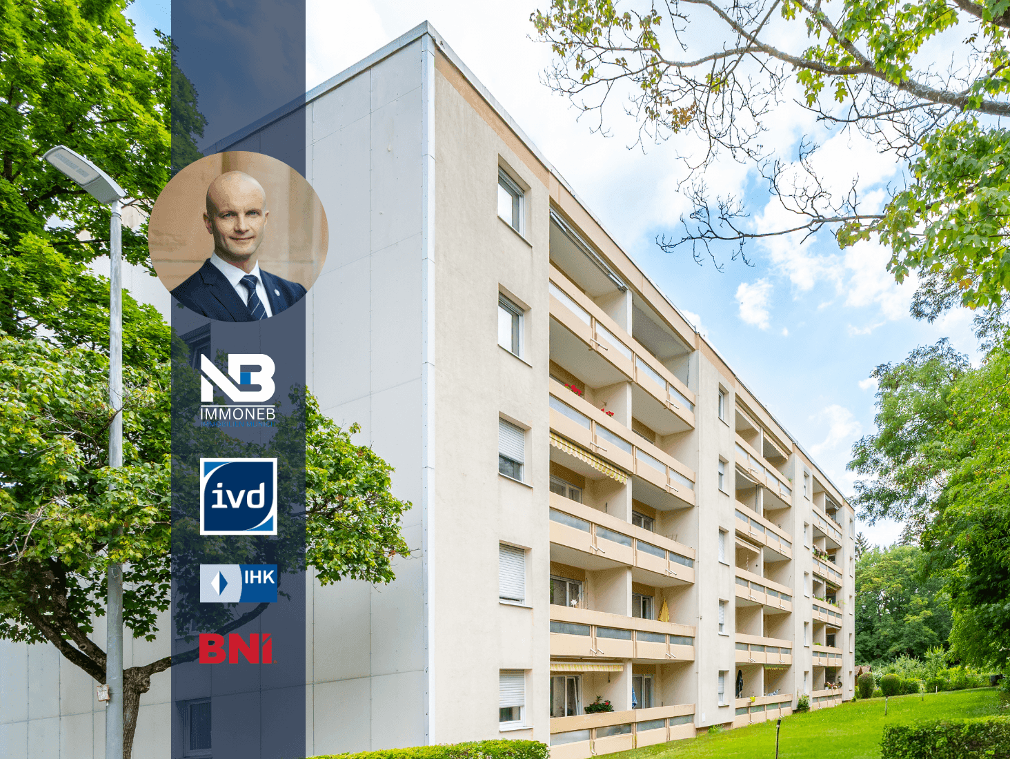 Provisionsfrei – Helle 3-Zimmer-Wohnung mit Aufzug, zwei Balkonen und TG-Stellplatz