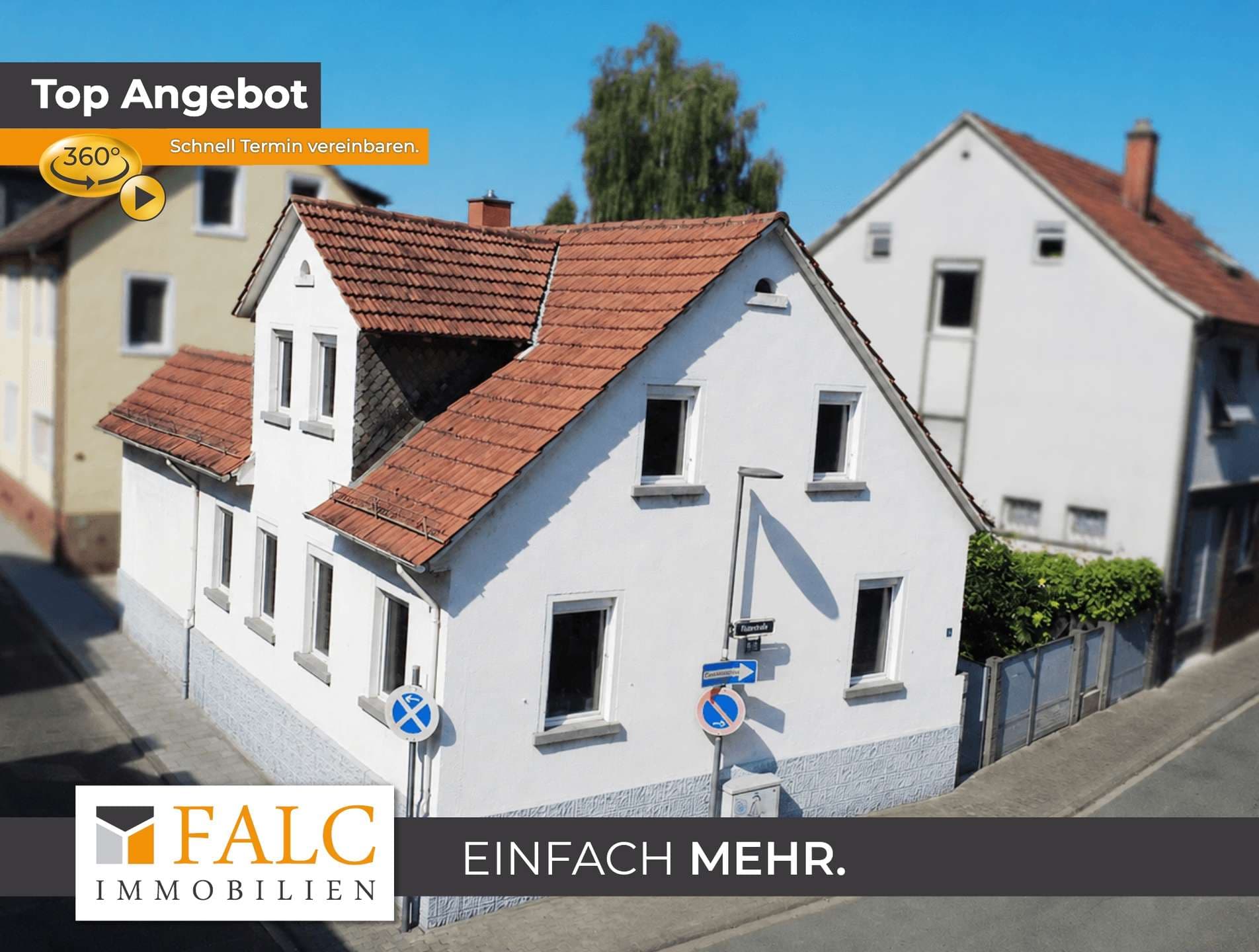 Freistehendes Stadthaus mit sechs Zimmern, Hof, Garage und vielseitigem Nutzungspotenzial