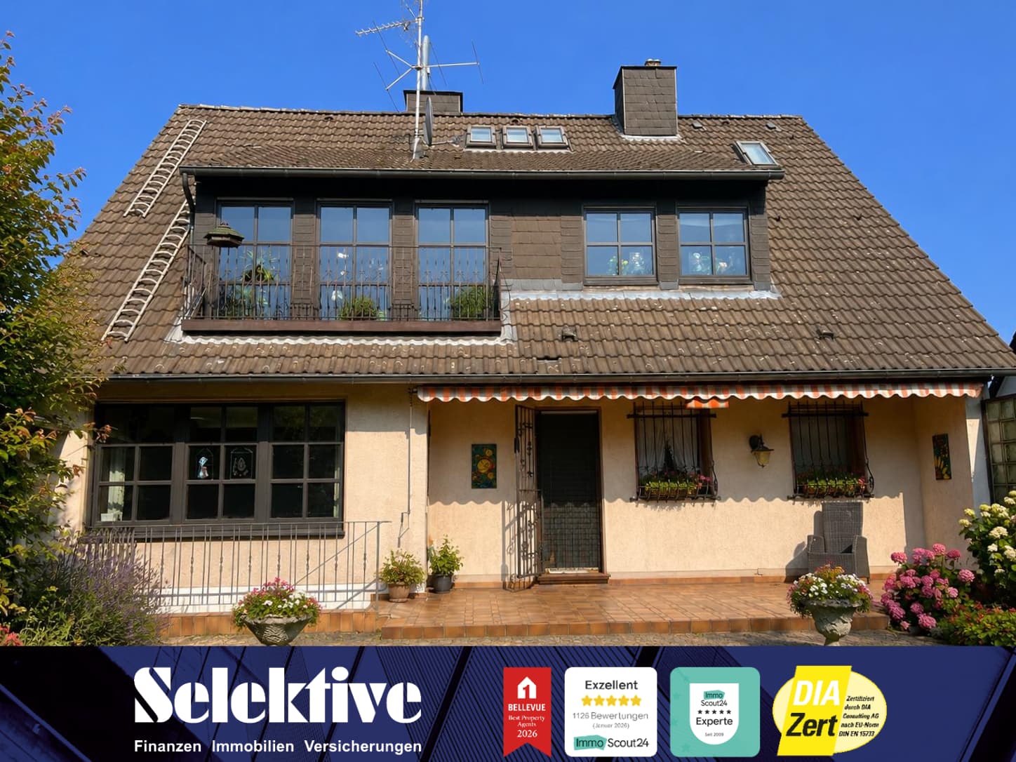Flexibilität ist trumpf: 2 separate Wohnungen unter einem Dach, mit Garten u. Garage in RE-Grullbad!
