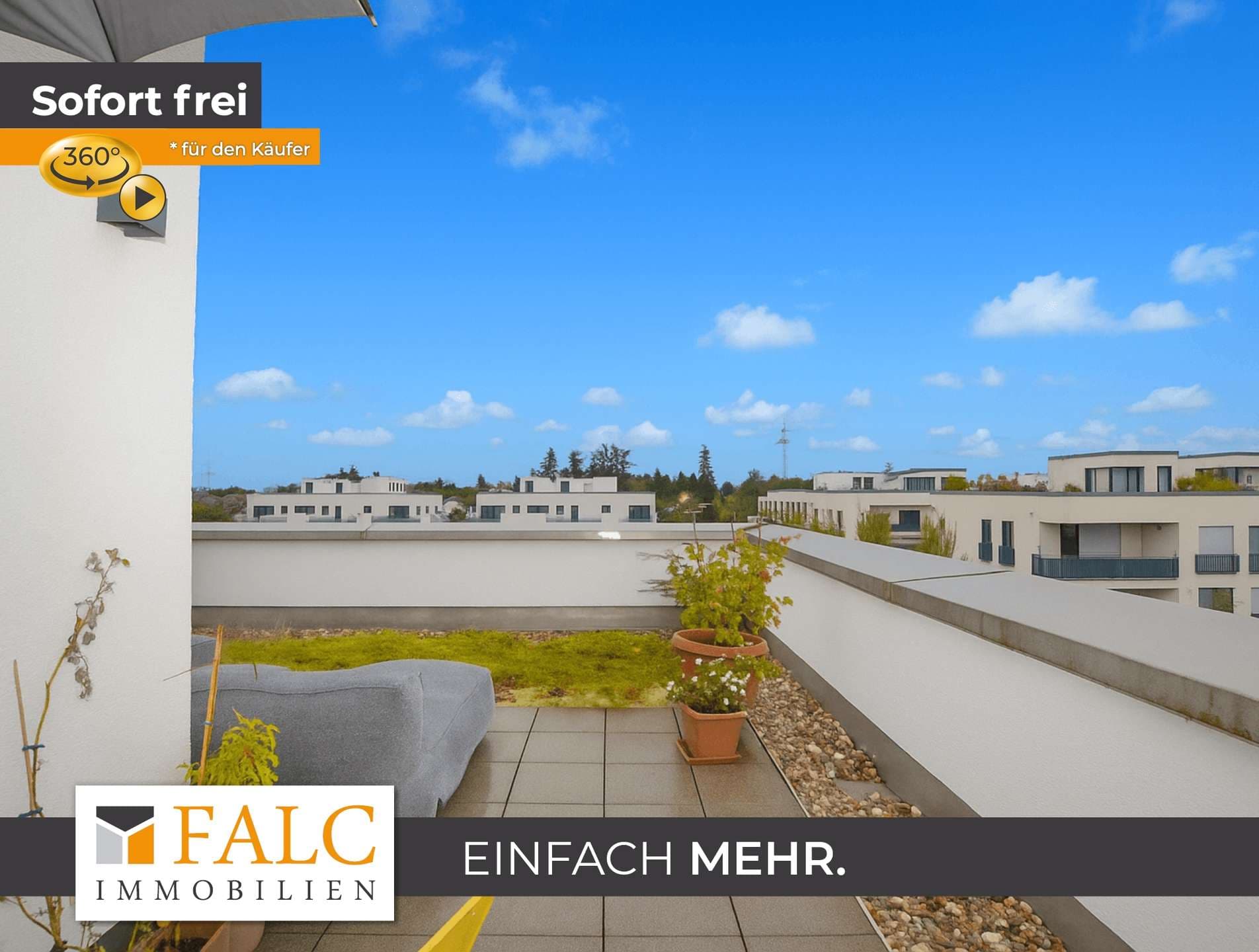 Sofort verfügbar: Exklusive Dachterrasse & Panoramablick im Münchner Westen