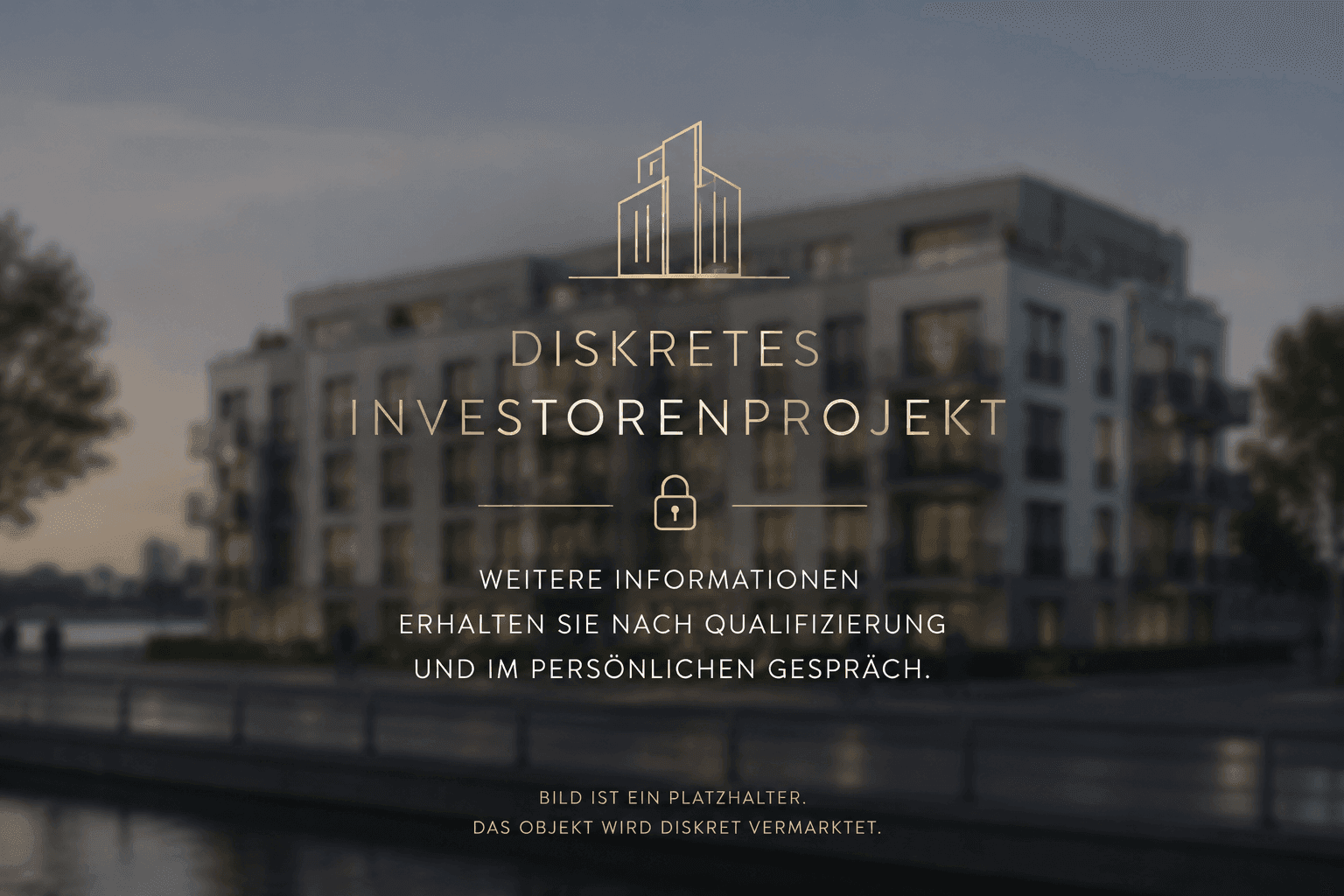 Projektiertes Mehrfamilienhaus in Rheinnähe – Investor für Umsetzung gesucht