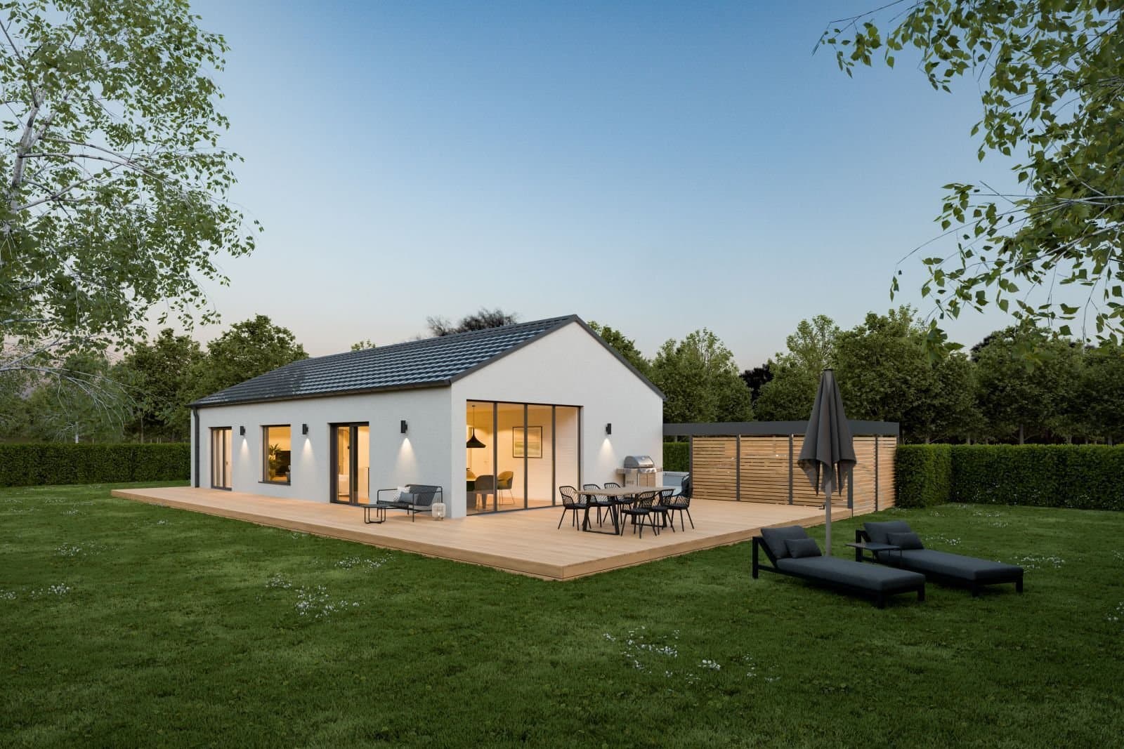 Projektierter Bungalow mit STREIF - planen statt suchen
