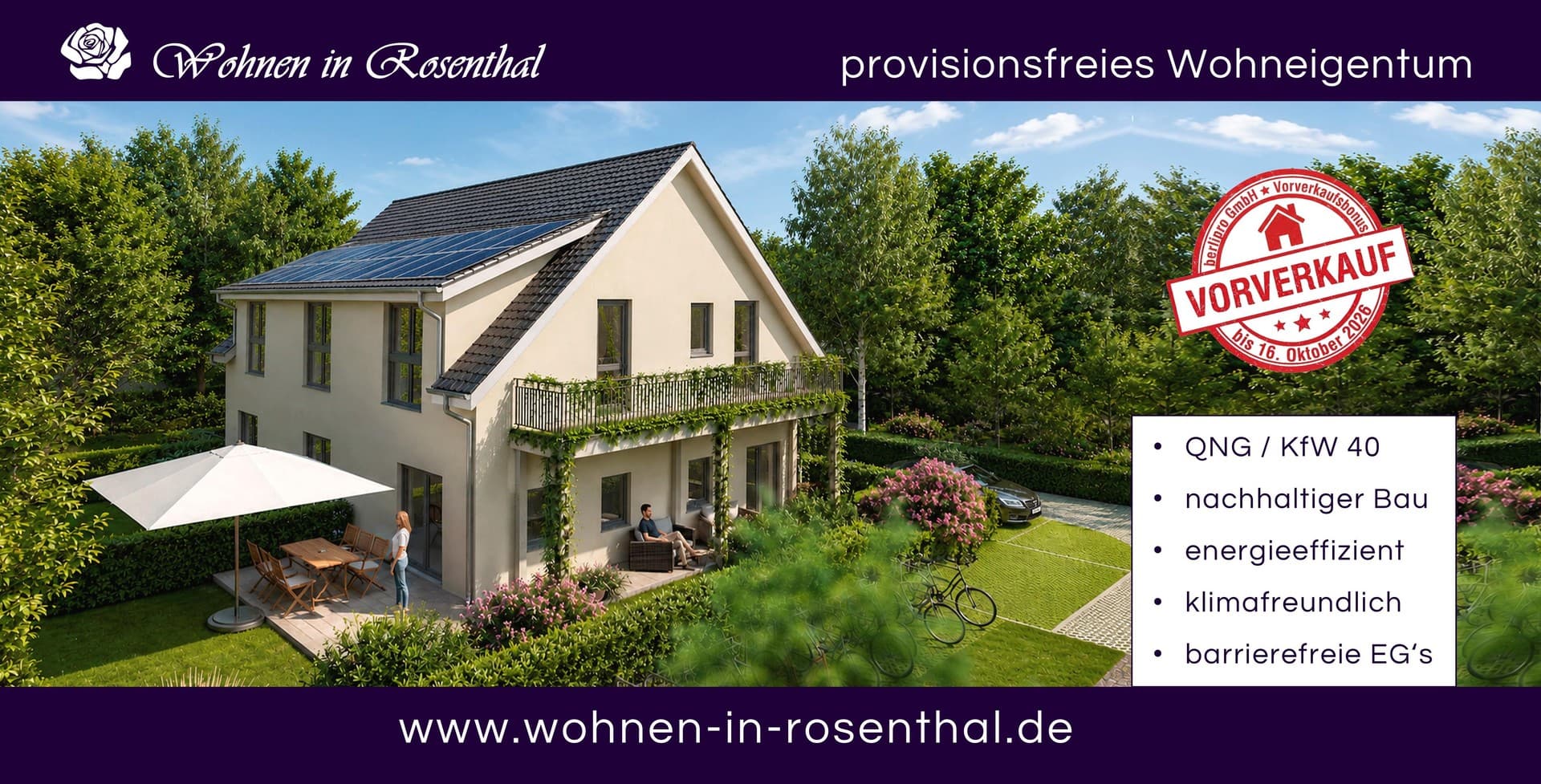 VORVERKAUF: 5 Zimmer Niedrigenergiewohnung mit Balkonen -PROVISIONSFREI- in Berlin-Pankow-Rosenthal