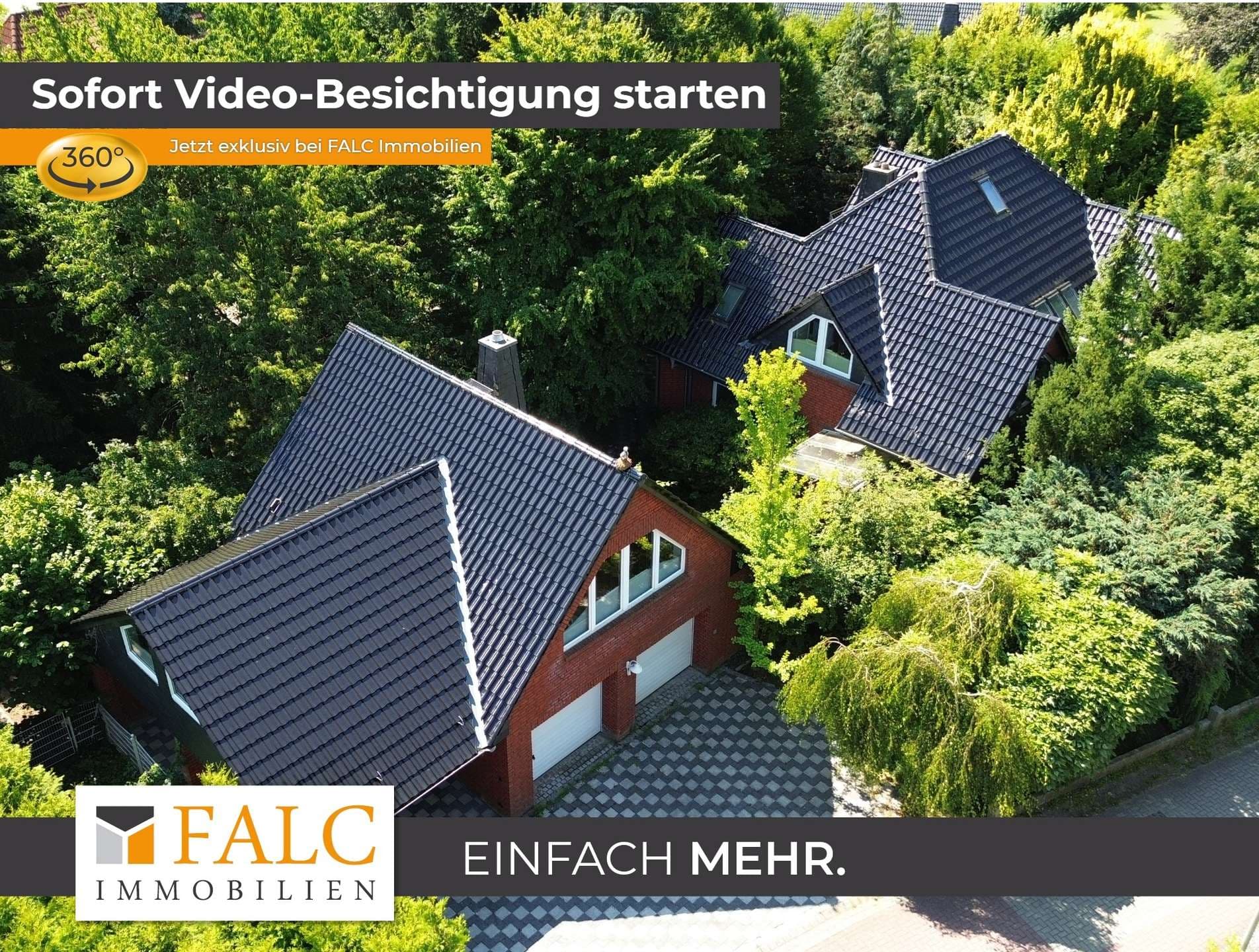 Großzügiges Wohnen und Arbeiten in ruhiger Lage - EFH mit Doppelgarage, Carport, Gästehaus