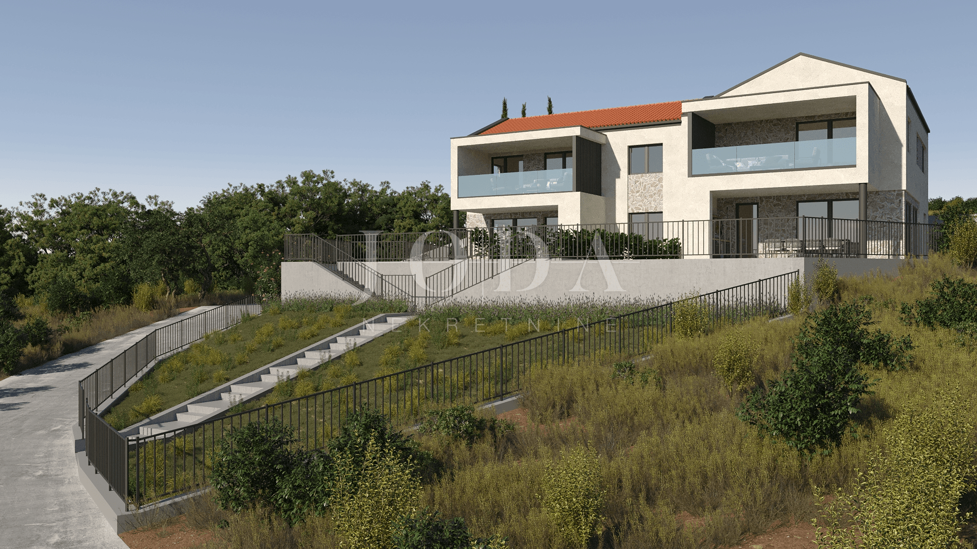 Bribir-Grundstück 1080 m2