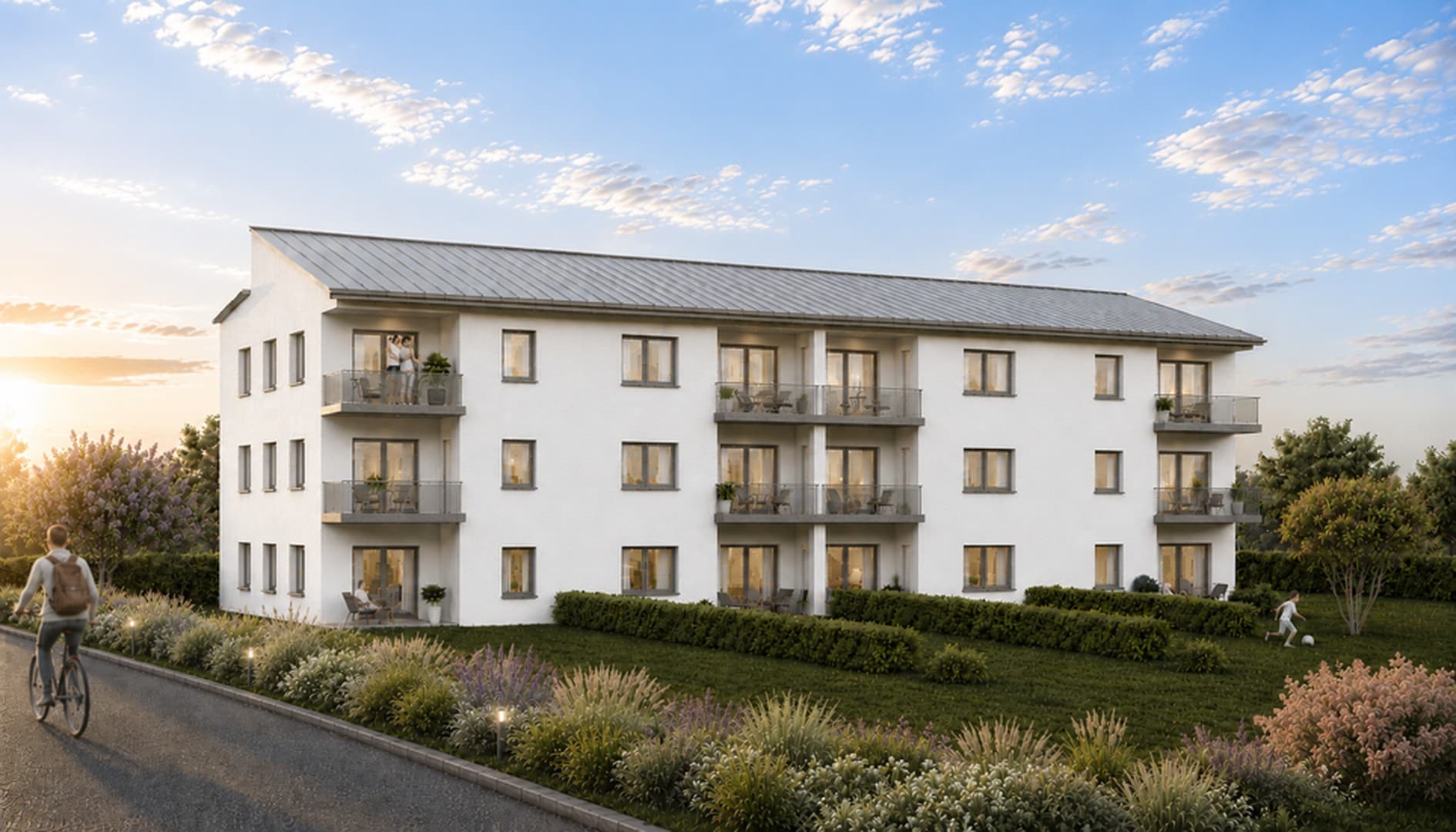 KfW 40 QNG|  Neubau | 3-Zimmer-Eigentumswohnung | Aufzug | Tiefgarage