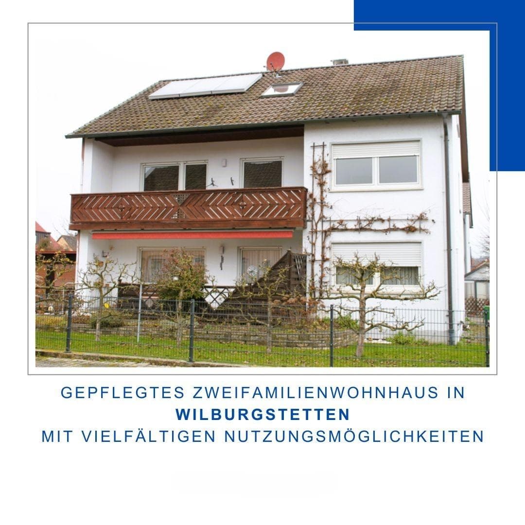 Gepflegtes Zweifamilienwohnhaus in Wilburgstetten mit vielfältigen Nutzungsmöglichkeiten