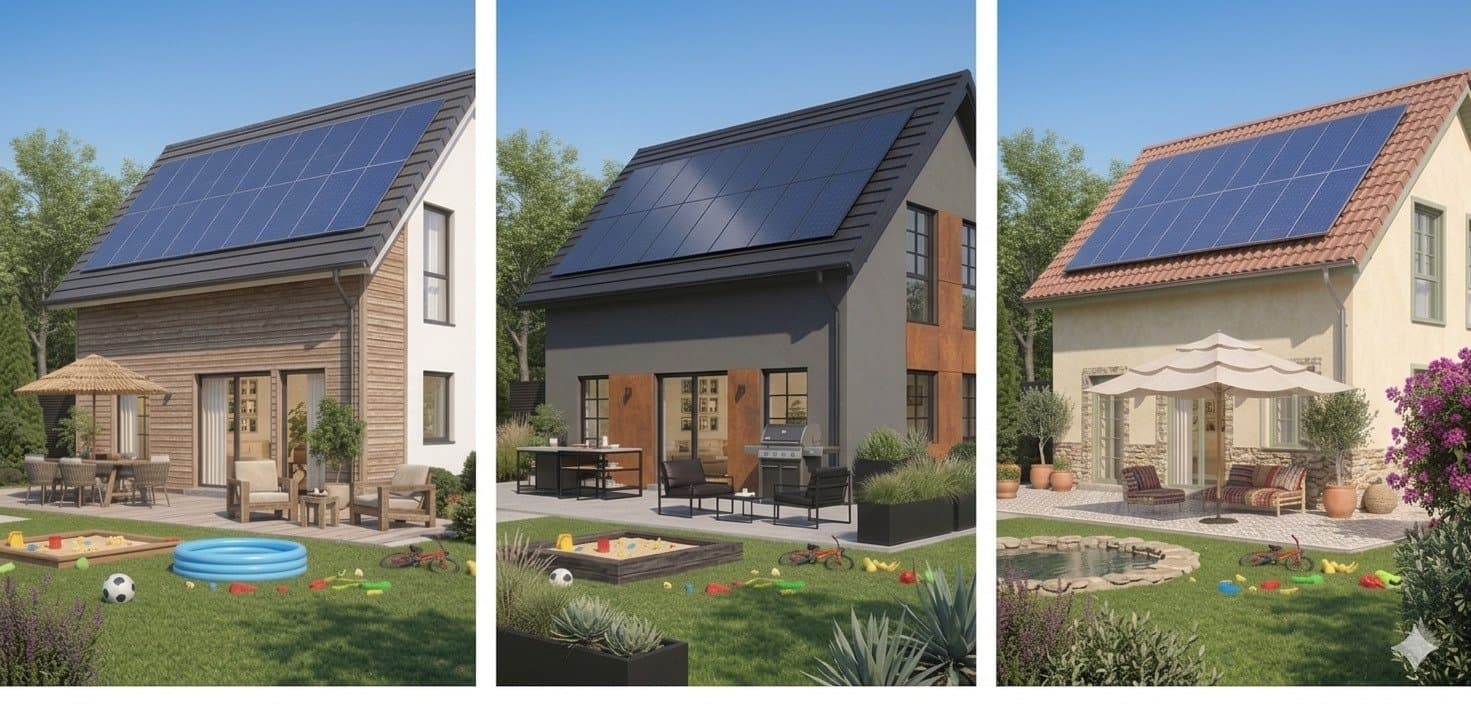 Zukunftssicher wohnen: Schlüsselfertiges KfW-40-Haus mit Photovoltaikanlage in ruhiger Lage