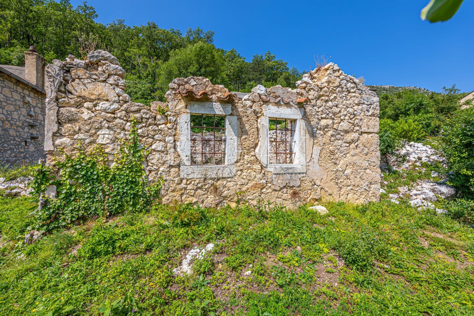 Bribir – Steinhaus-Ruine 